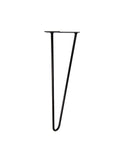 Metal Hairpin Table Leg (Black: 0.38" x 16")