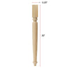 Butcher Block Leg (35"h)