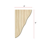 Corbel (5"h x 3"d)