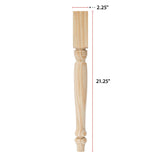 Farmhouse Leg (21.25"h)