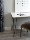 Metal Hairpin Table Leg (Black: 0.38" x 28")