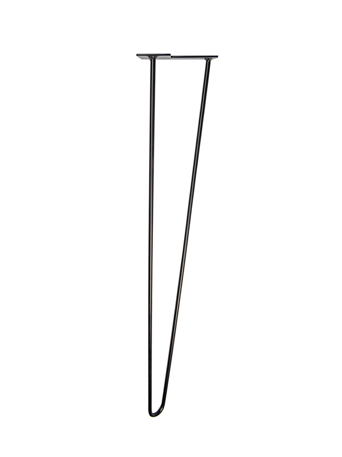 Metal Hairpin Table Leg (Black: 0.38