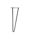 Metal Hairpin Table Leg (Black: 0.38" x 16")