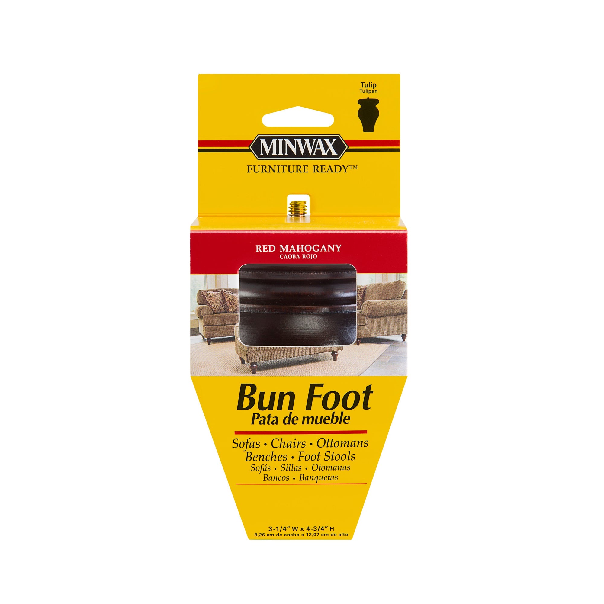 Minwax® Furniture Ready™ Tulip Bun Foot Waddell