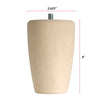 Round Taper Bun Foot