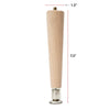 Round Taper Leg (7.5"h)